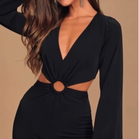 Monteau Los Angeles Women’s Black Jumpsuit - Picture 1 of 2